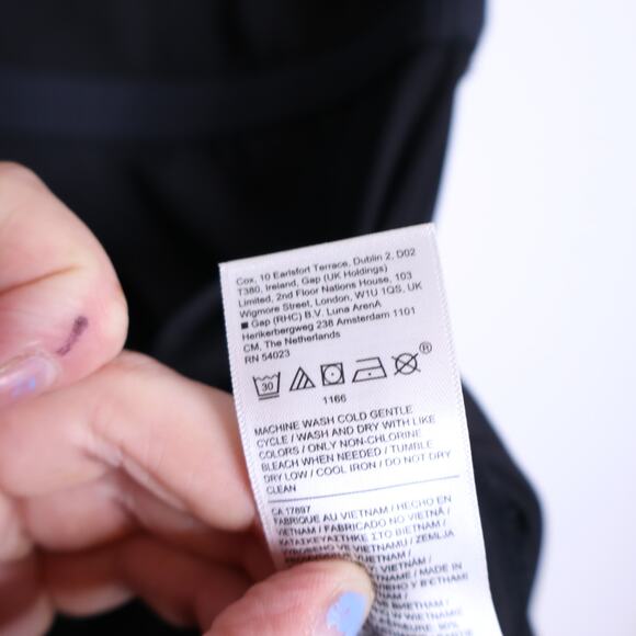 ATHLETA Ryder Dress Black Midi Length A-Line Cut Out Back Casual Women's S Tall - Picture 13 of 15